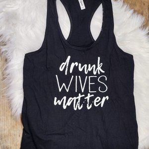 NWT Funny Drinking Racerback Tank Size XL